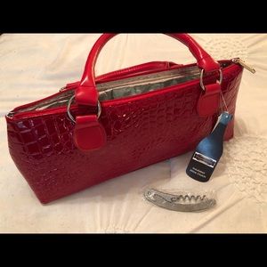 Wine purse and bottle opener